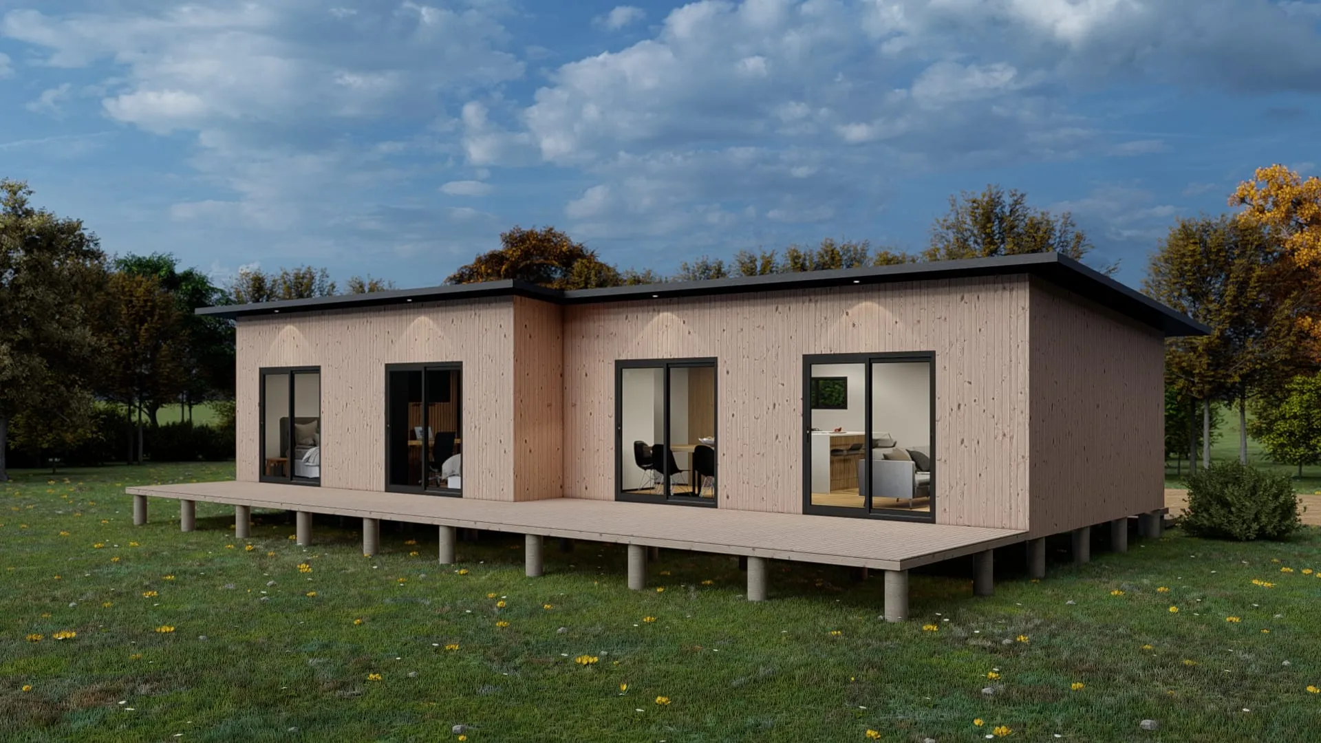 Casa prediseñada 77 m², imagen 2